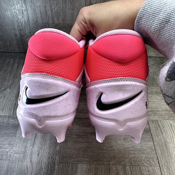 Nike Alpha Menace 4 Pro NRG Football Cleats Men's 9 Racer Pink Grey - Picture 6 of 8